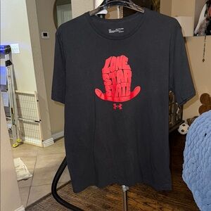 Under Armour Black T-Shirt with Red Graphic